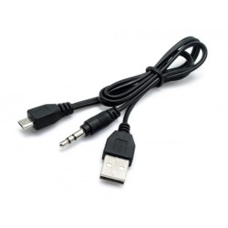CABLE USB - JACK 3.5MM -...