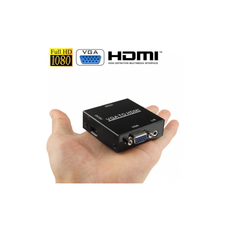 MINI CONVERSOR HDMI A VGA CROMAD