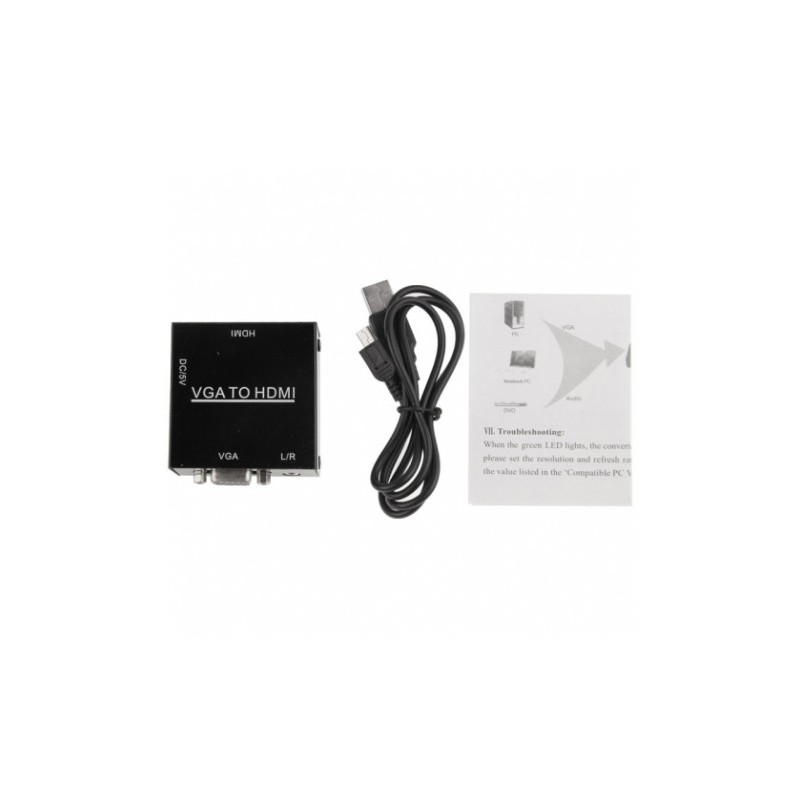 MINI CONVERSOR HDMI A VGA CROMAD