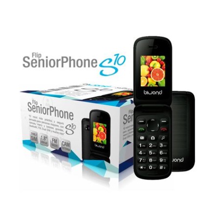 TELEFONO S10 DUAL SIM SENIOR PHONE NEGRO BIWOND