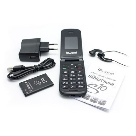 TELEFONO S10 DUAL SIM SENIOR PHONE NEGRO BIWOND