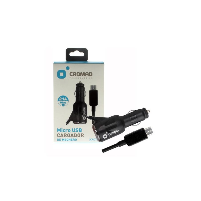 CARGADOR DE MECHERO MICRO USB 2.1A...