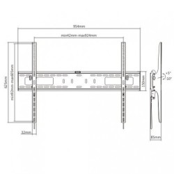 SOPORTE DE PARED TV LED LCD... 2