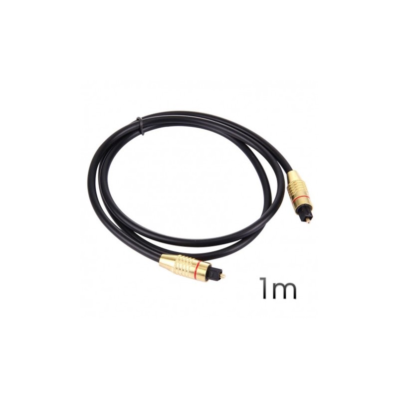 CABLE FIBRA OPTICA AUDIO 1 METRO 5MM...