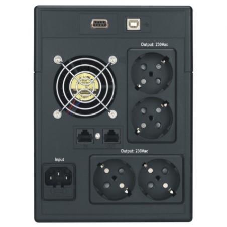SAI XMART SW-PRO 1100VA, 230V, SINEWAVE, USB-RS232, RJ45