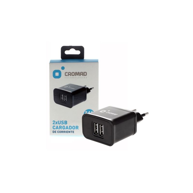 CARGADOR DE CORRIENTE 2.4A 2 X USB...