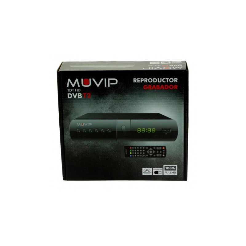 TDT HD REPRODUCTOR-GRABADOR DVB-T2 MUVIP