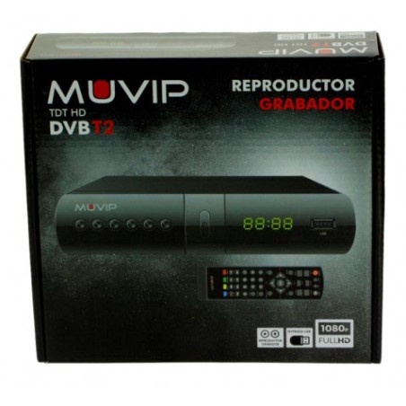 TDT HD REPRODUCTOR-GRABADOR DVB-T2 MUVIP