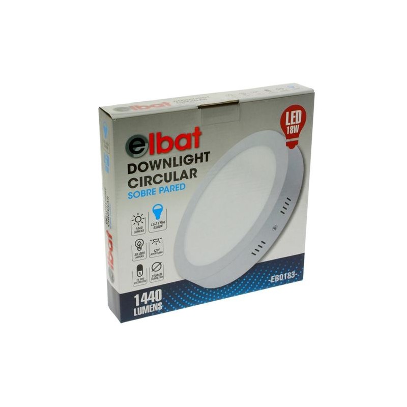 DOWNLIGHT CIRCULAR SOBRE PARED LED...