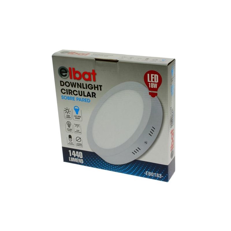 DOWNLIGHT CIRCULAR SOBRE PARED LED...