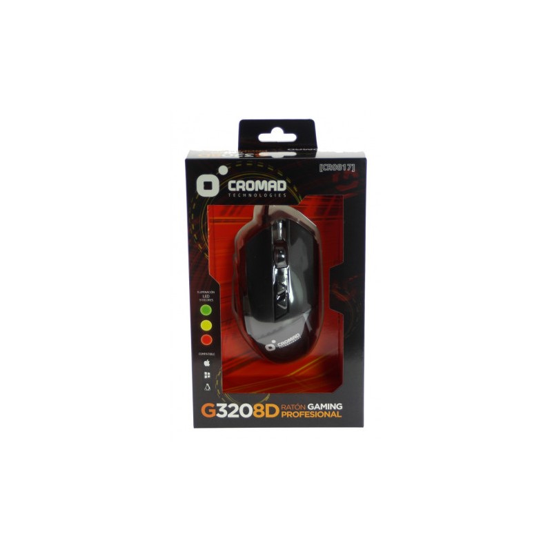 RATON GAMING G320 8D PROFESIONAL CROMAD