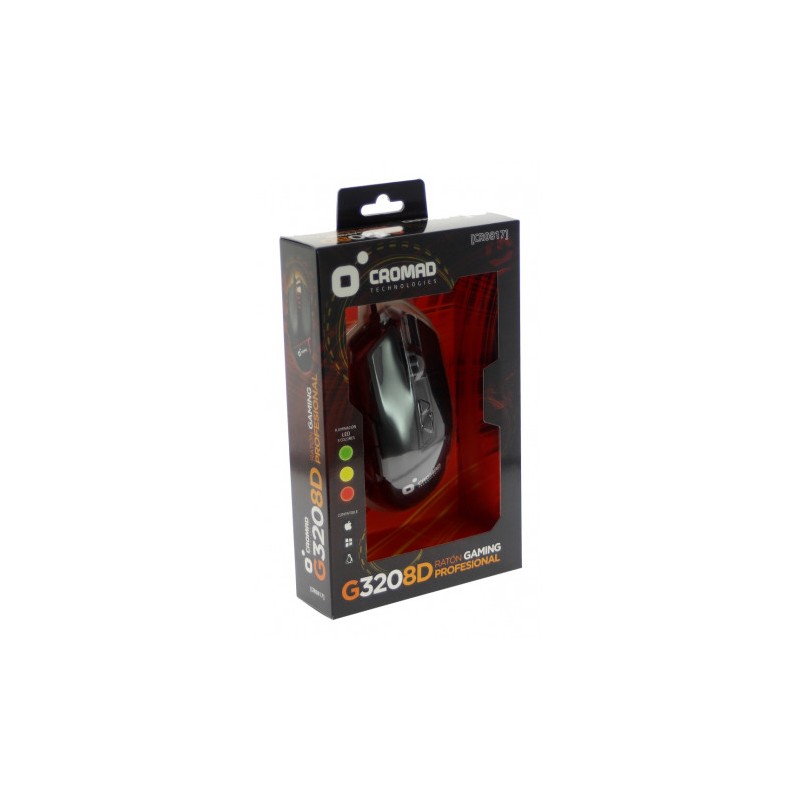 RATON GAMING G320 8D PROFESIONAL CROMAD