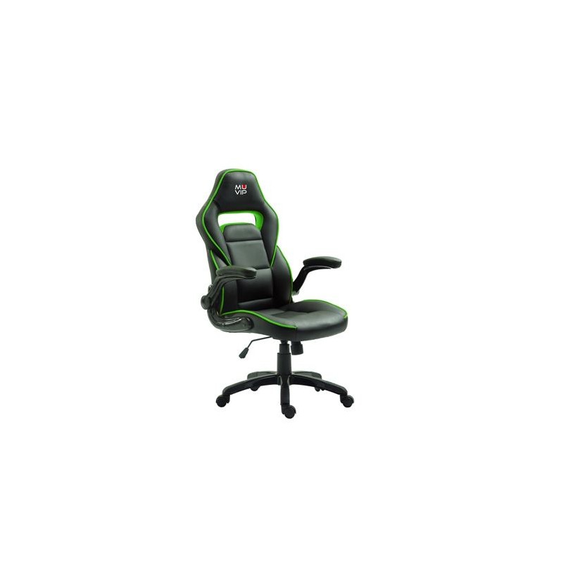 SILLA GAMING GM400 NEGRO/VERDE MUVIP