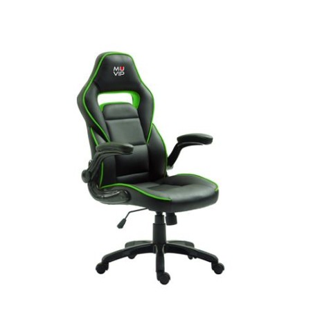 SILLA GAMING GM400 NEGRO/VERDE MUVIP