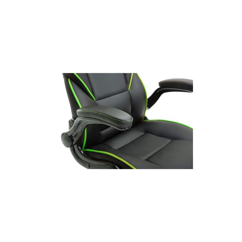 SILLA GAMING GM400 NEGRO/VERDE MUVIP