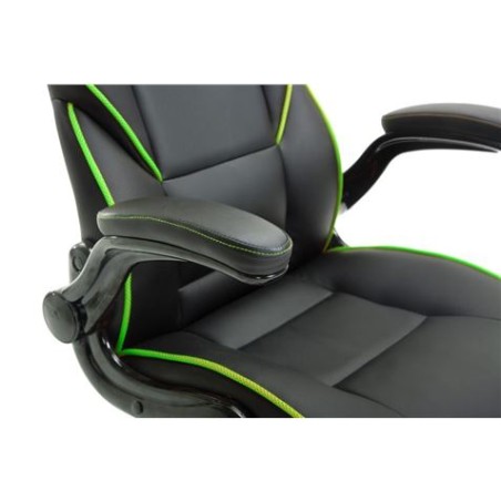 SILLA GAMING GM400 NEGRO/VERDE MUVIP