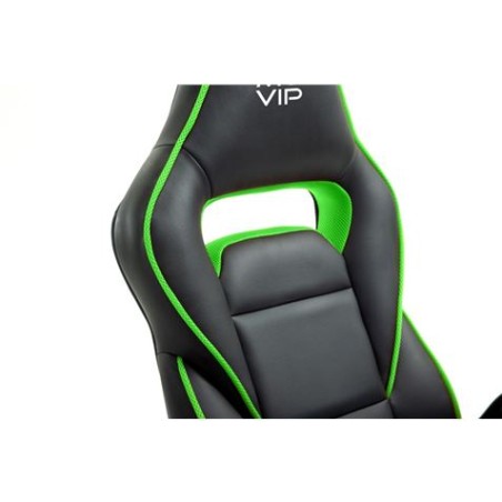 SILLA GAMING GM400 NEGRO/VERDE MUVIP