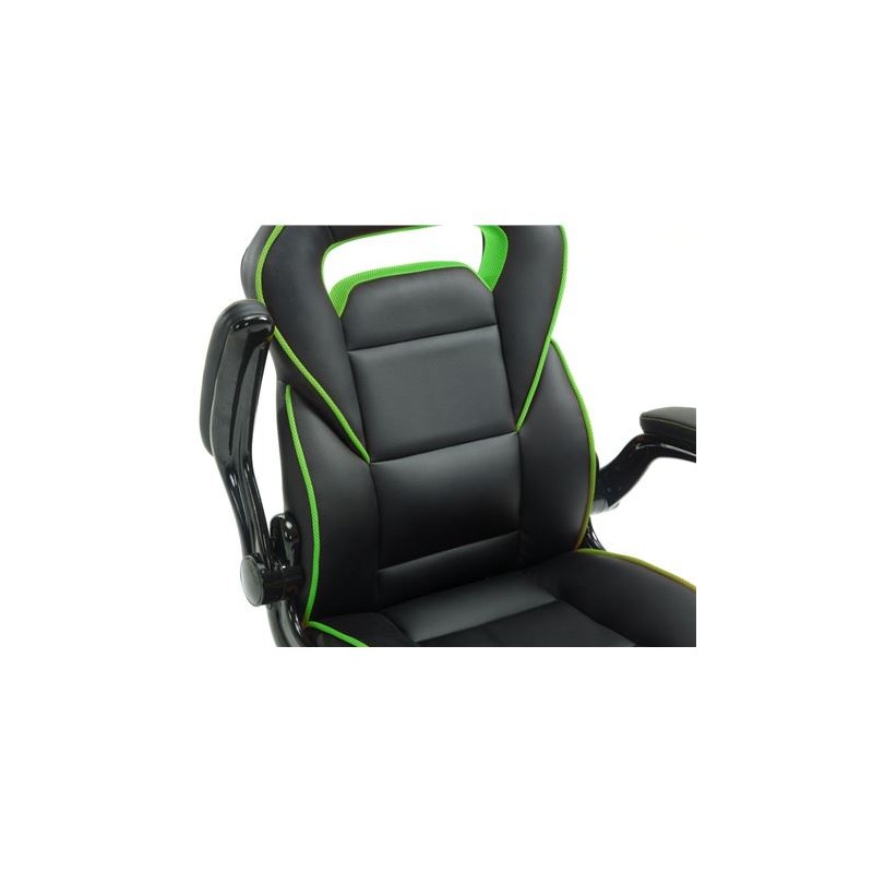 SILLA GAMING GM400 NEGRO/VERDE MUVIP