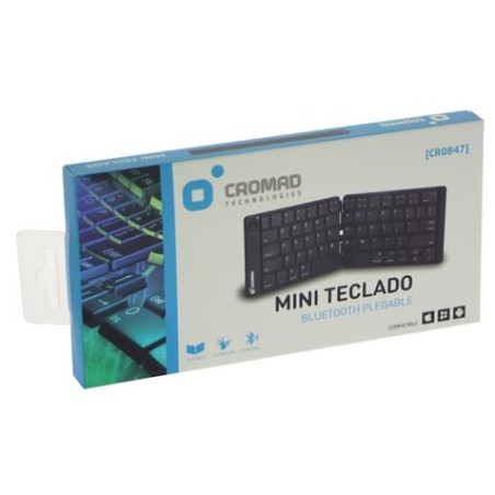 MINI TECLADO BLUETOOTH PLEGABLE CROMAD