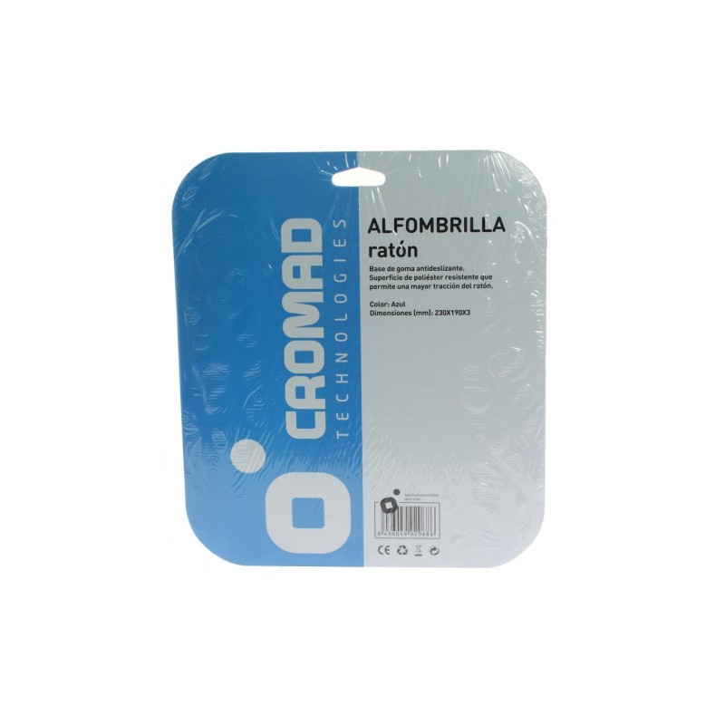 ALFOMBRILLA RATÓN AZUL CROMAD