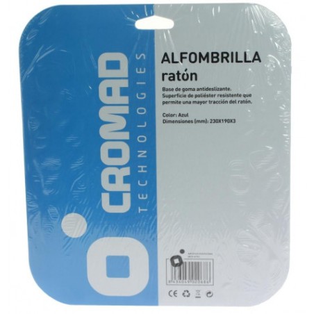 ALFOMBRILLA RATÓN AZUL CROMAD