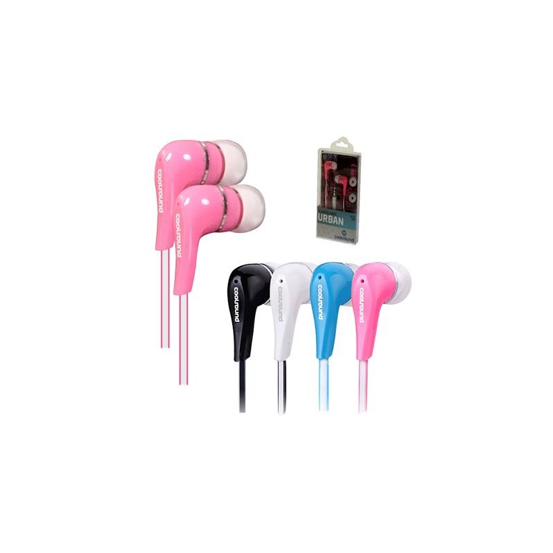 AURICULARES URBAN COLOR ROSA COOLSOUND