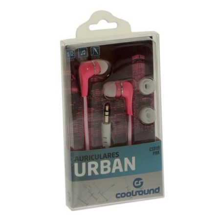 AURICULARES URBAN COLOR ROSA COOLSOUND