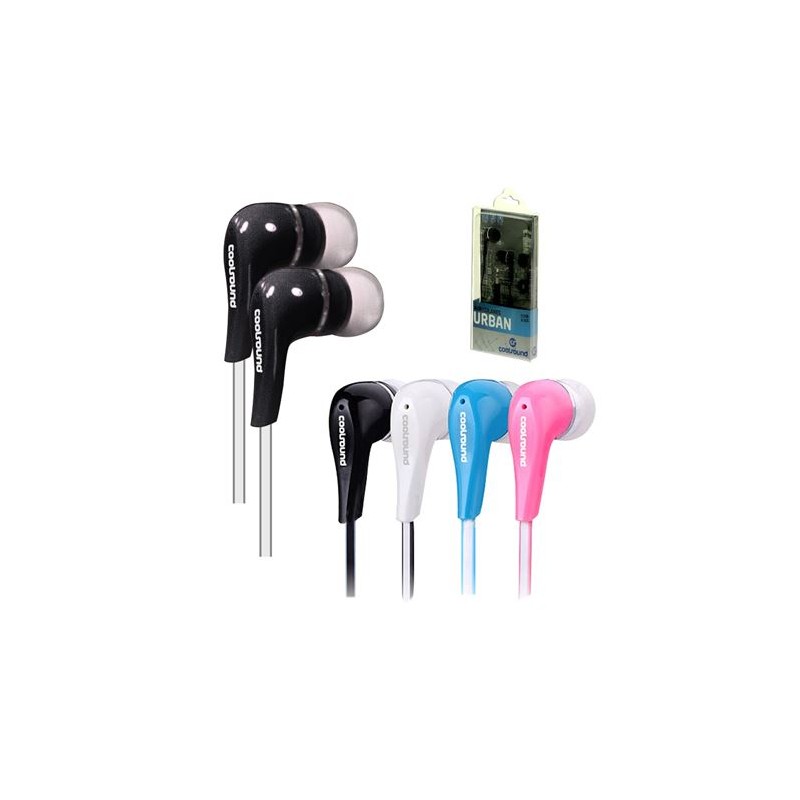 AURICULARES URBAN COLOR NEGRO COOLSOUND