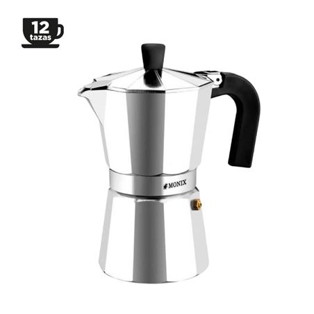 CAFETERA VITRO EXPRES 12 TAZAS ALUMINIO ANTIADHERENTE CALDERIN SIN CANTOS - M620012