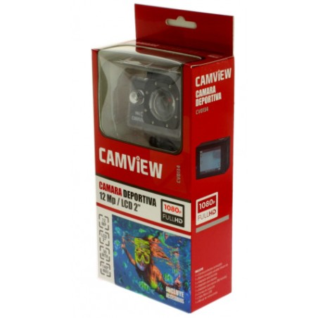CAMARA DEPORTIVA FULL HD 1080P 12MPX | LCD 2" | CAMVIEW