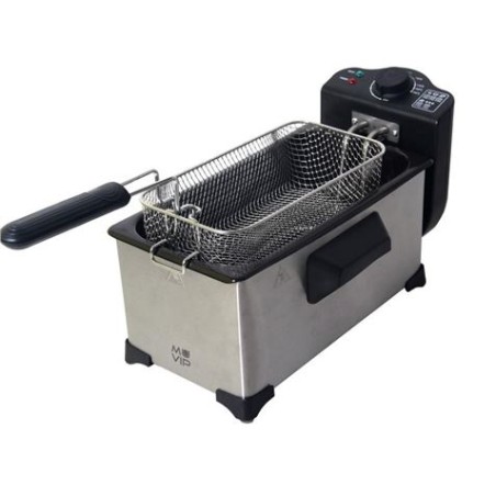 FREIDORA 3 LITROS INOXIDABLE 2000W DESMONTABLE MUVIP
