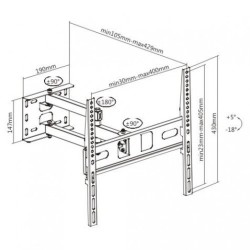 SOPORTE CON BRAZO TV LED,... 2