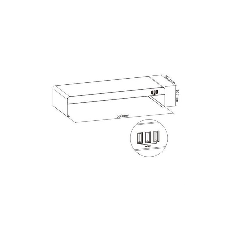 SOPORTE DE MESA ELEVADOR PARA MONITOR...