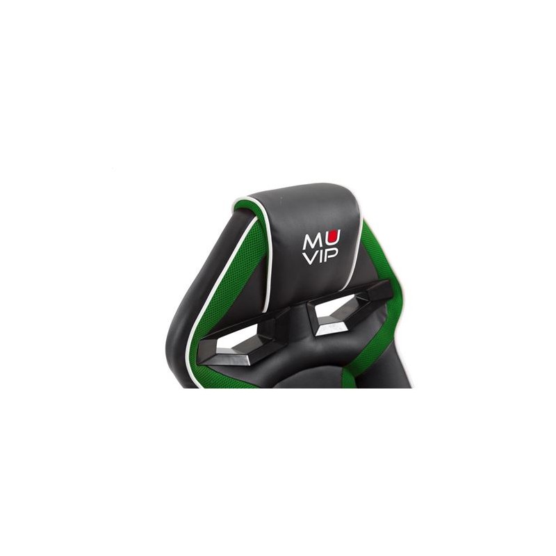 SILLA GAMING GM300 NEGRO/VERDE MUVIP