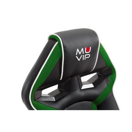 SILLA GAMING GM300 NEGRO/VERDE MUVIP