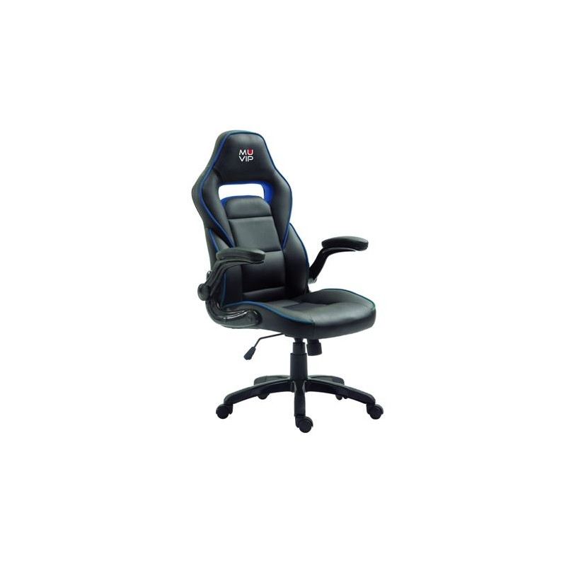 SILLA GAMING GM400 NEGRO/AZUL MUVIP