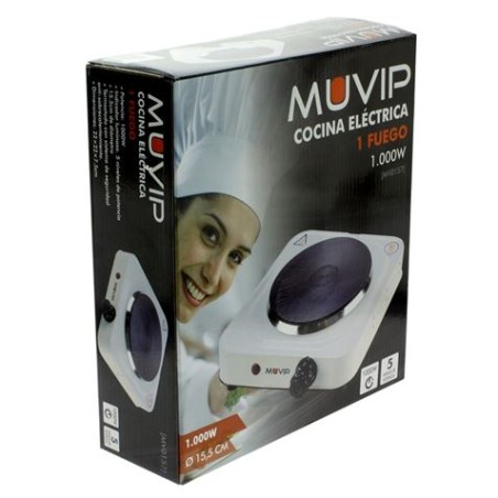 COCINA ELECTRICA 1 FUEGO 1000W MUVIP