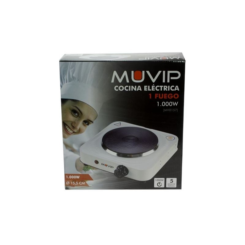 COCINA ELECTRICA 1 FUEGO 1000W MUVIP