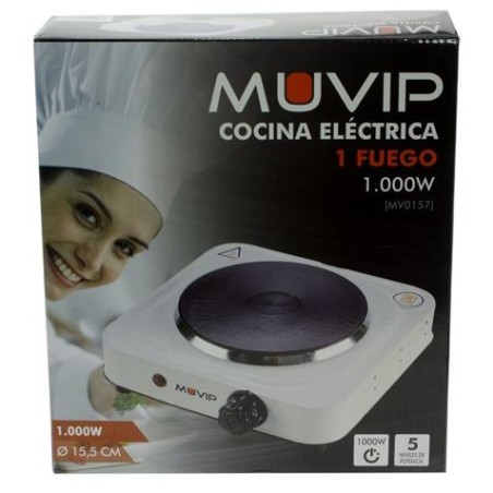 COCINA ELECTRICA 1 FUEGO 1000W MUVIP