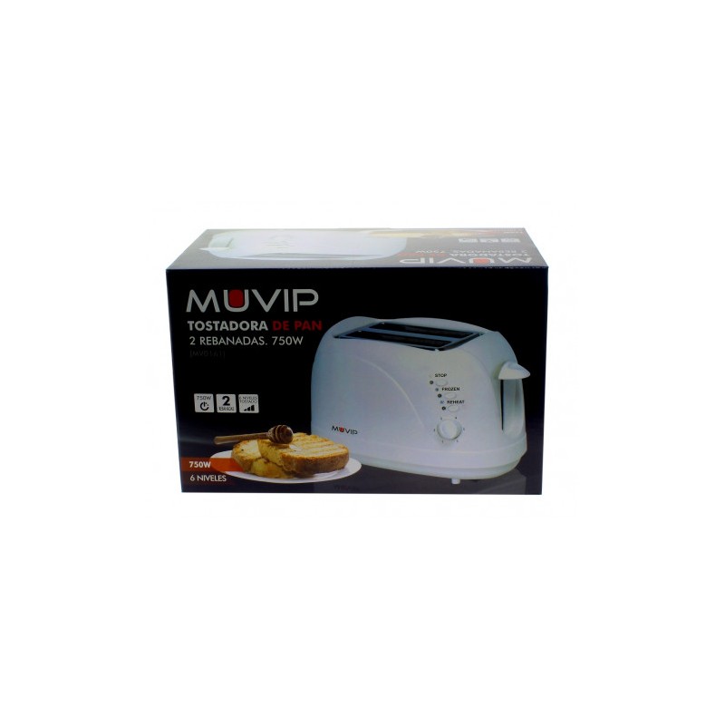TOSTADORA DE PAN 750W MUVIP