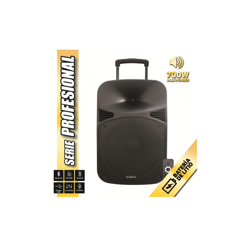 ALTAVOZ AUTOAMPLIFICADO 15" 700W CON...