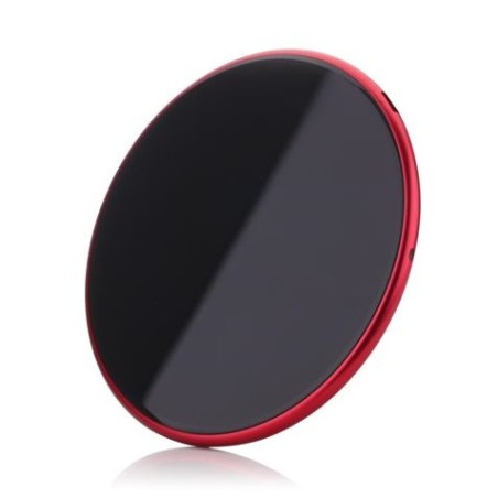 BASE DE CARGA INALAMBRICA QI ULTRA FINA ROJO CROMAD