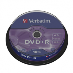 TARRINA 10 UNIDADES DVD+R...