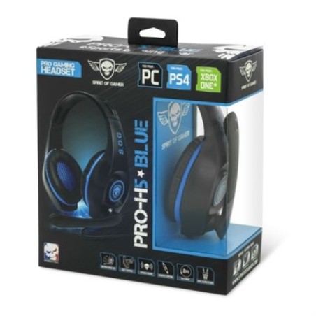 AURICULARES CON MICRÓFONO PS5//PS4/XBOX 360/PC/MAC PRO-H5 AZUL SPIRIT