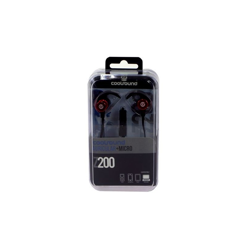 AURICULAR + MICROFONO Z200 ROJO...