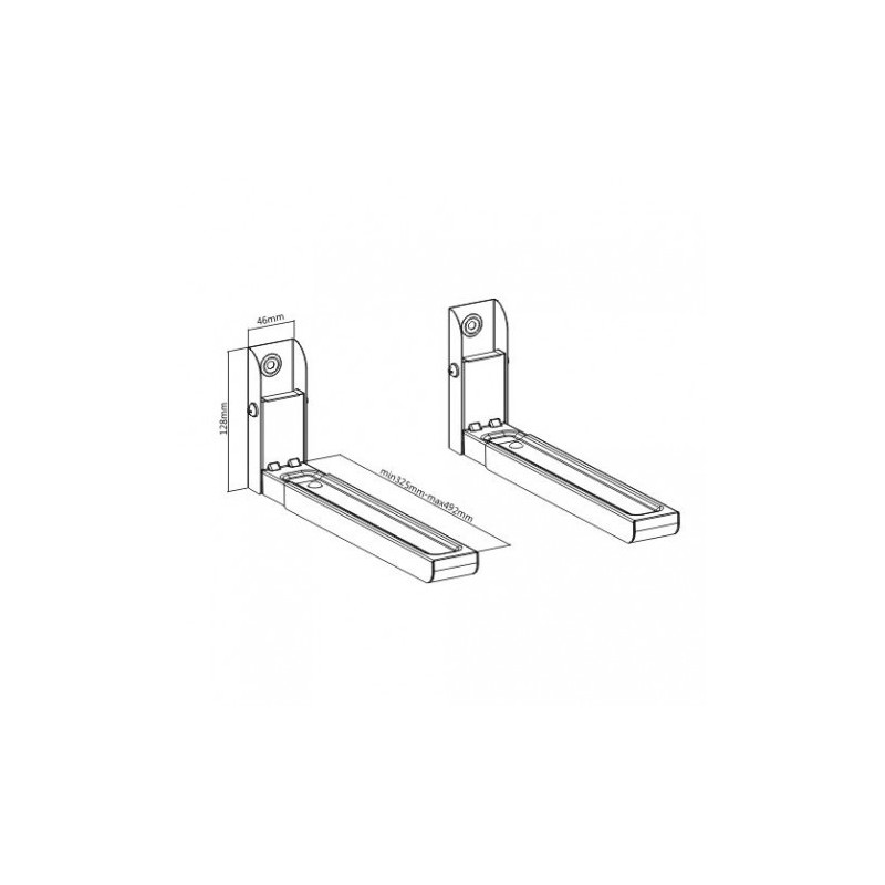 SOPORTE PARA MICROONDAS / HORNOS CROMAD