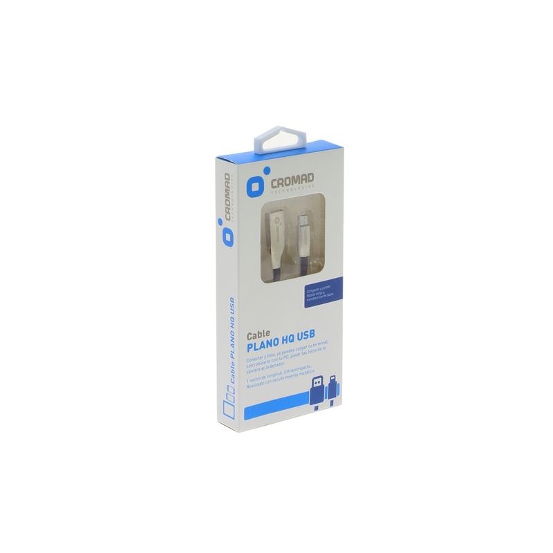 CABLE PLANO HQ USB A MICRO USB 1...