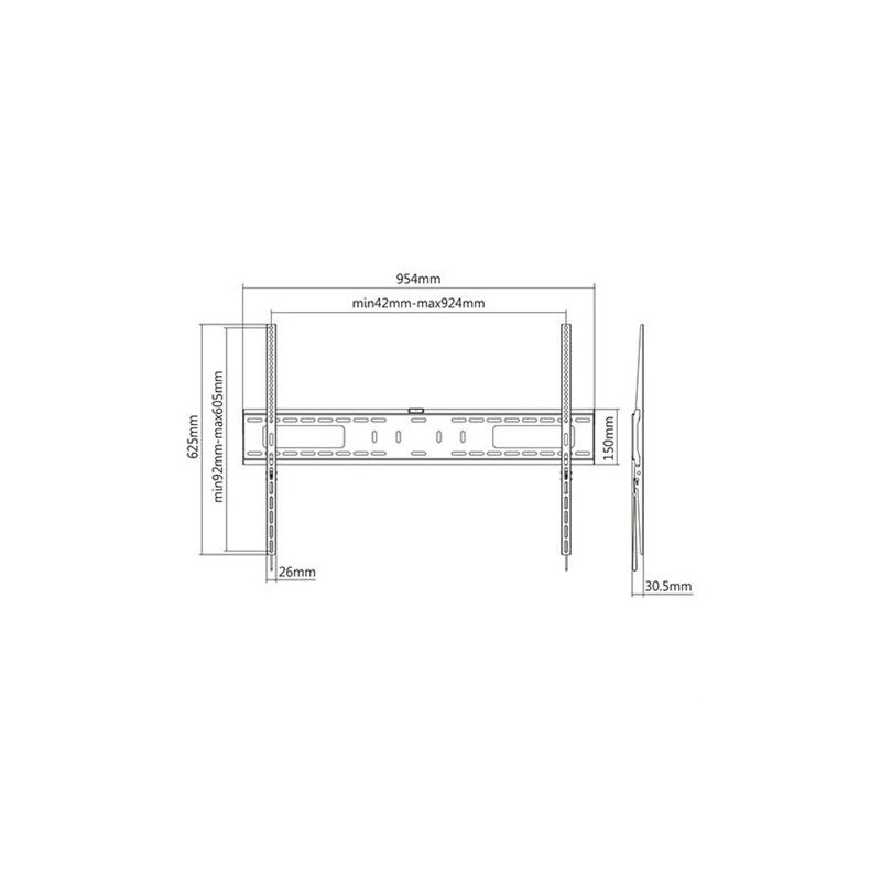 SOPORTE DE PARED TV LED LCD 60"-100"...