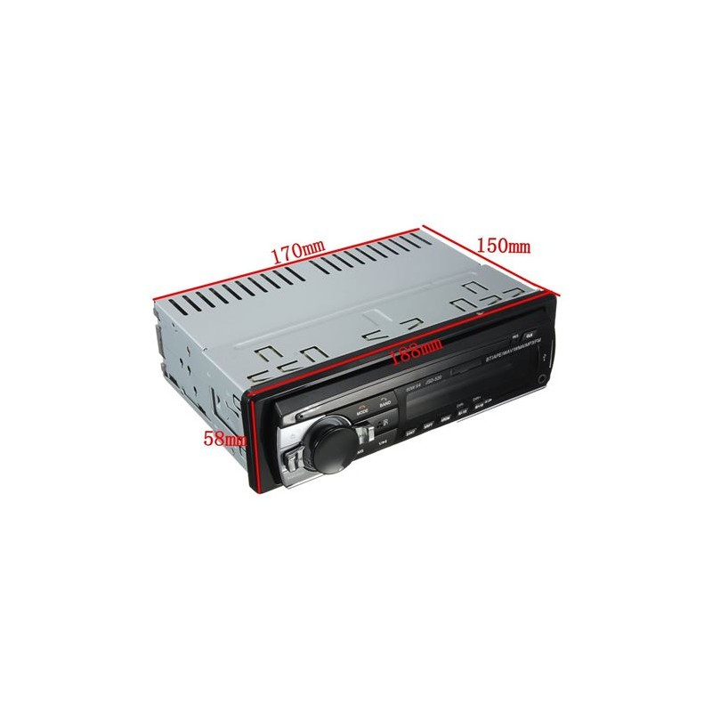 RADIO FM MP3 BLUETOOTH USB 60W COCHE