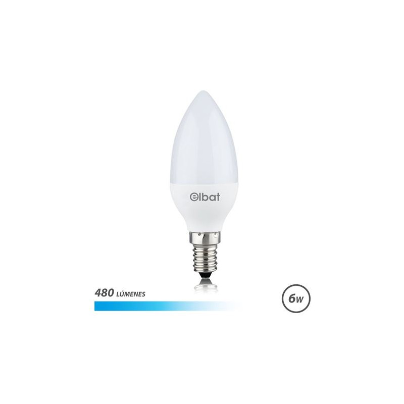 BOMBILLA LED C37 | 6W | 480LM | E14 |...